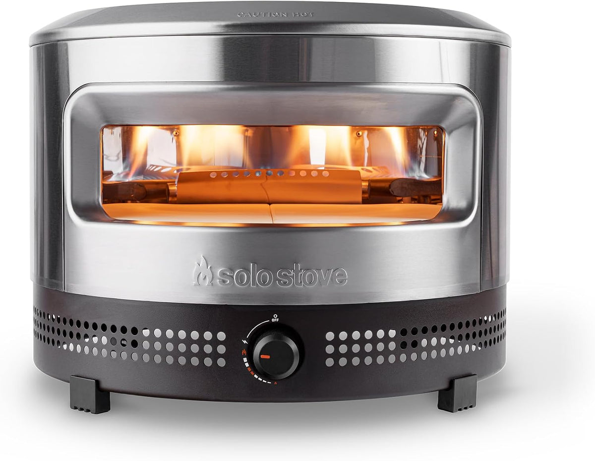 Solo Stove Four ¨¤ pizza, acier inoxydable, portable, fonction vapeur