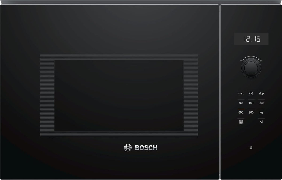 Bosch Four micro-ondes, 59 ¡Á 38 cm, ¨¦clairage LED, acier inoxydable, 25 l, 90 W, 180 W, 360 W, 600 W, 900 W, 31.5 cm, 130 cm, 230 V