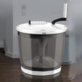 TT-YEC Essoreuse ¨¤ linge, Machine ¨¤ Laver Les Chaussures Manuelle Non ¨¦lectrique 2 En 1, Essoreuse ¨¤ V¨ºtements portable, Gris