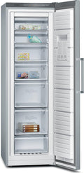 Cong¨¦lateur SIEMENS GS36NVI30 iQ300, No Frost, 186 ¡Á 60 ¡Á 65 cm, acier inoxydable, 2 tiroirs, ¨¦clairage LED, En inox anti-traces, verre