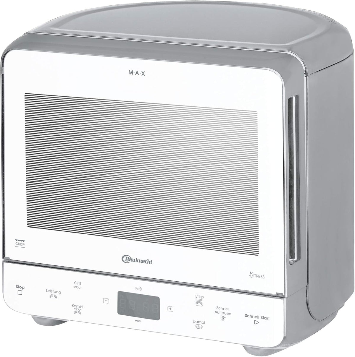 Four micro-ondes, 700 W, Bauknecht, 13 l, 29 ¡Á 29 ¡Á 17 cm, 36 ¡Á 39, 2 ¡Á 35, 3 cm, Blanc/argent¨¦, fonction gril