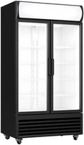Rafraichisseur de boissons, ¨¦clairage LED, 880 ¡Á 610 ¡Á 1973 mm, 568 L, 1¡ãC, 10¡ãC, 2 Portes, 8 ¨¦tag¨¨res, 32¡ãC, 2 Portes Vitr¨¦es, r¨¦glable