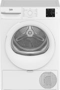 Beko S¨¨che-linge, avec pompe ¨¤ chaleur, verre, 8 kg, BMTR38W, libre installation, affichage num¨¦rique, classe ¨¦nerg¨¦tique D