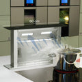 Hotte aspirante KLARSTEIN 485m3, Sans Evacuation, 4 Modes, Encastrable et Silencieuse pour Cuisine, 4 vitesses, 8 niveaux, 4 Modes de Ventilation