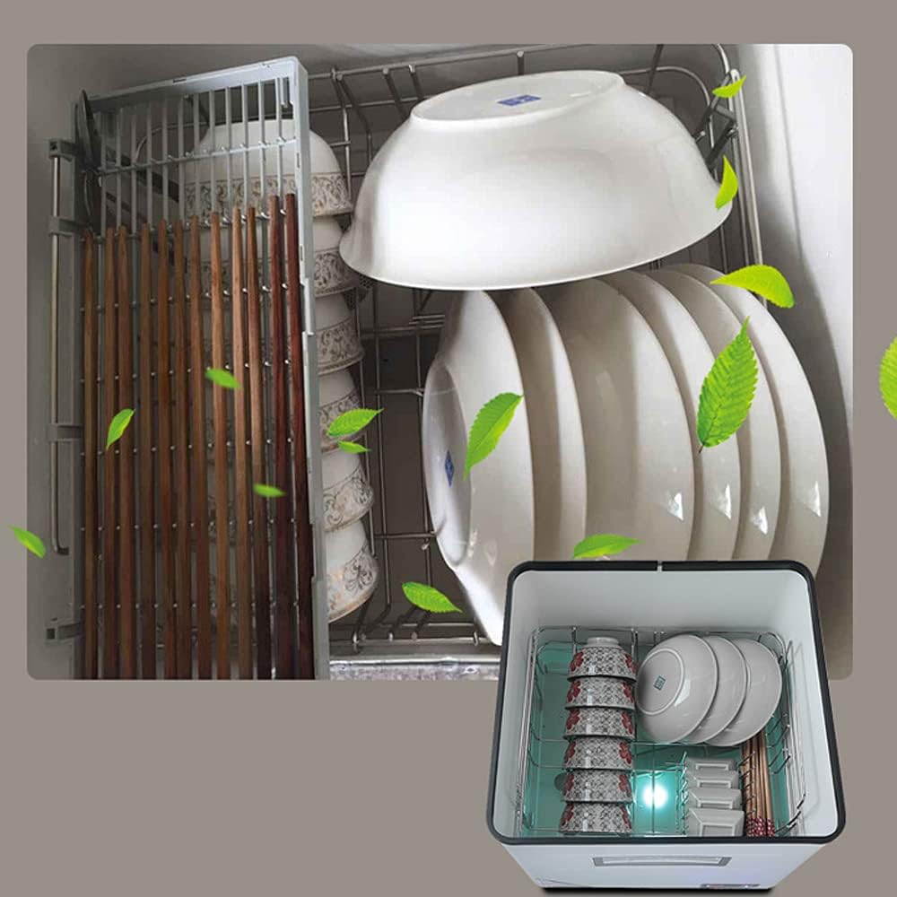 Lave-vaisselle WSIKGHU, acier inoxydable, 42 ¡Á 38 ¡Á 46 cm, 1500 W, 220 V, Prise europ¨¦enne