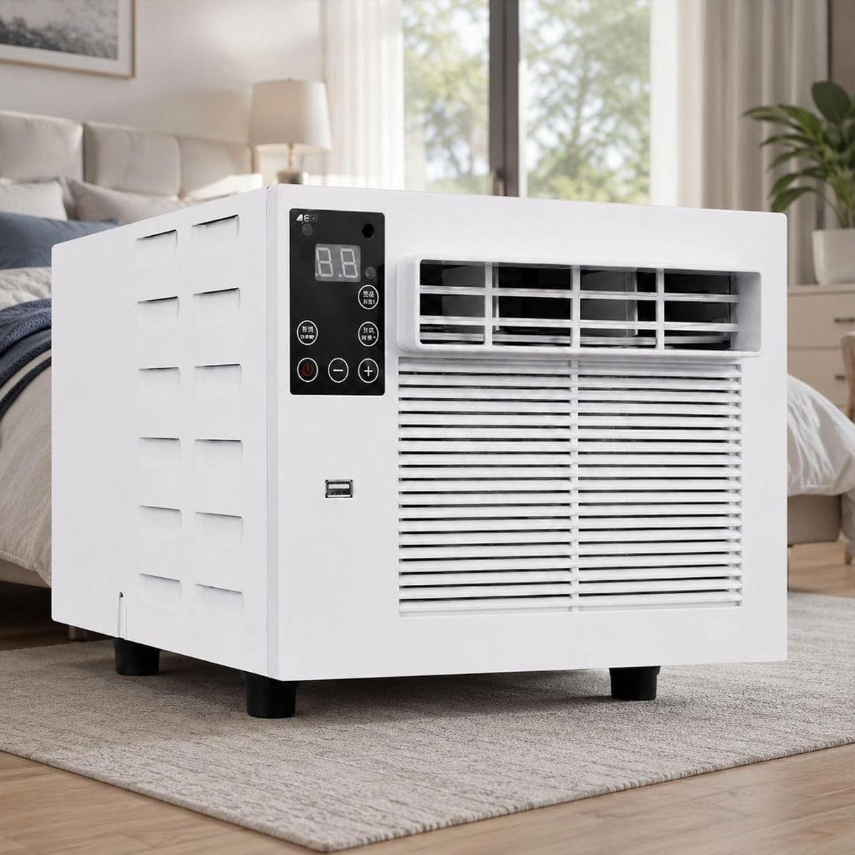 Climatiseur portable smafoseedding, t¨¦l¨¦commande, 1876 Btu, Unit¨¦ De Climatisation De Camping, 2026 BTU, 280 W, 3 000 W, ¨¦clairage LED