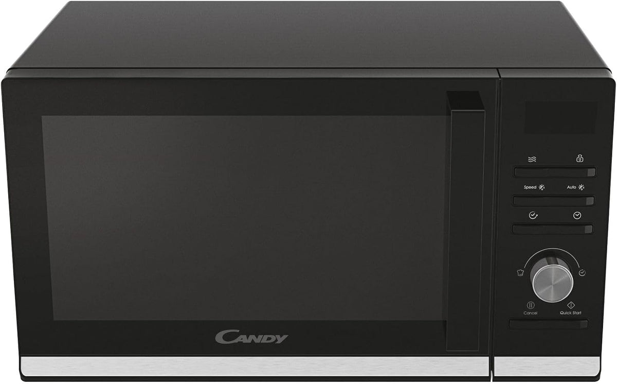 Four micro-ondes, verre, 700 W, CANDY, 6 niveaux, CMWA20TNDB, 20L, 700W, 24, 5cm, 20 litres, Noir, Fonction D¨¦cong¨¦lation, Cuisson Express