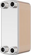 ¨¦changeur de chaleur et d'humidit¨¦, 286 ¡Á 116 ¡Á 1086 mm, ¨¦changeur de chaleur thermique avec 40 plaques, pour Eau Solaire, WilTec, 2 l