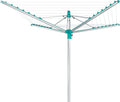 Leifheit ¨¦tendoir ¨¤ linge rotatif, ¨¦tendoir ext¨¦rieur en aluminium antirouille, 5 cm, 3.03 m diam¨¨tre de rotation, ¨¦tendoir rotatif r¨¦tractable