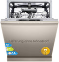 Lave-vaisselle Midea 14K14C, acier inoxydable, Wi-Fi, 60 cm, 44 dB, 14 places, 8 programmes, 14 couverts, 2 programmes, 2 paniers, pliable, verre