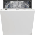 Indesit 3C24 Lave-vaisselle, 60 cm, 14 couverts, DIC 3C24 A, Blanc, encastrable