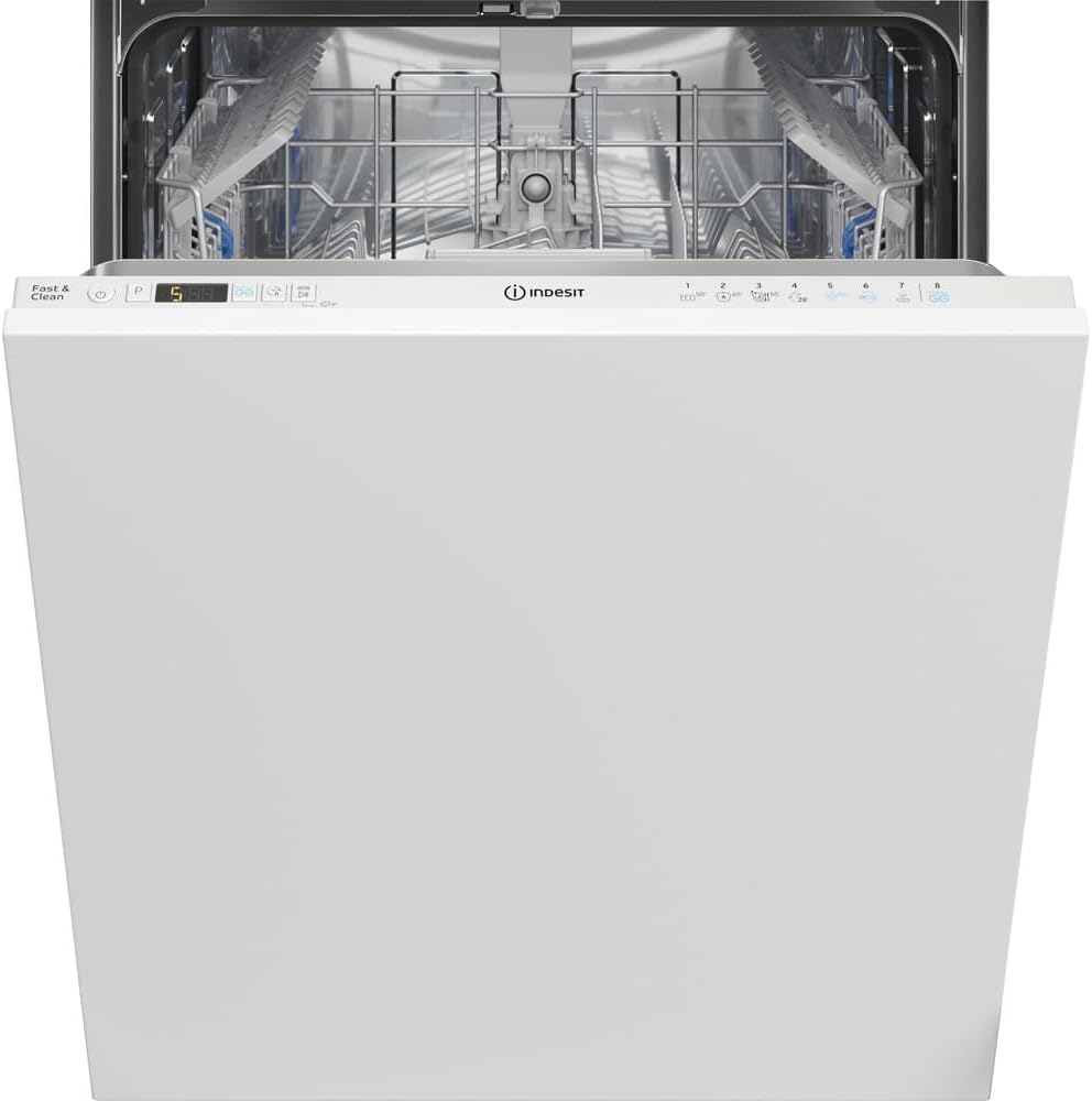 Indesit 3C24 Lave-vaisselle, 60 cm, 14 couverts, DIC 3C24 A, Blanc, encastrable