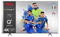 T¨¦l¨¦viseur TCL 75C69B, 189 cm, TV QLED 75C69B 189 cm 4K UHD 2024 Aluminium bross¨¦, 75 cm
