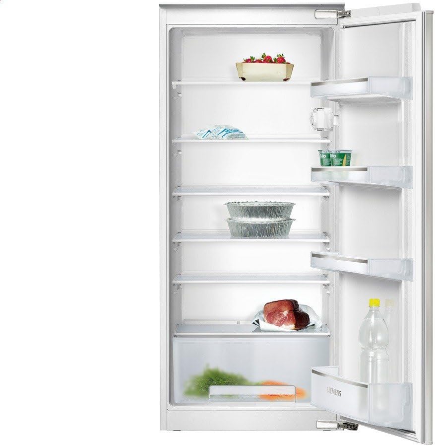 R¨¦frig¨¦rateur SIEMENS KI24RV60, acier inoxydable, 227 L, encastrable, verre, portable