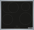 Bosch PIF64RBB5E Plaque de cuisson, 60 cm, acier inoxydable, 7 400 W, 240 V, 17 niveaux, 2 niveaux, noir, minuterie, encastrable, TouchSelet