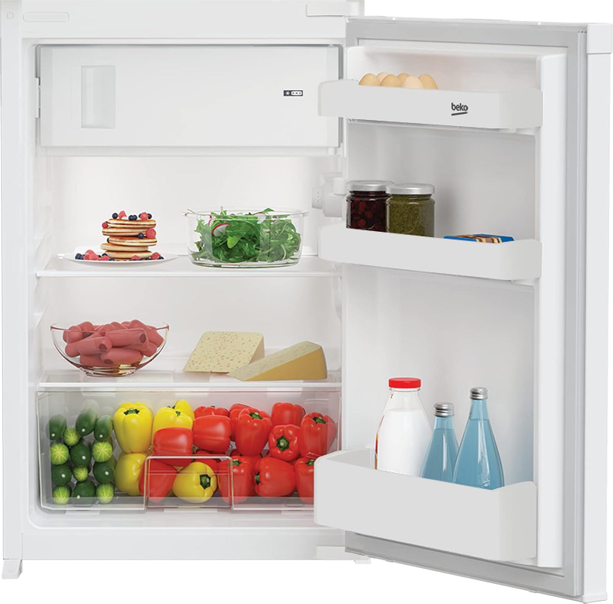 Beko B1754N R¨¦frig¨¦rateur, 88 cm, 35 dB, 86, 6 ¡Á 54, 5 ¡Á 54, 5 cm, 110 l, encastrable