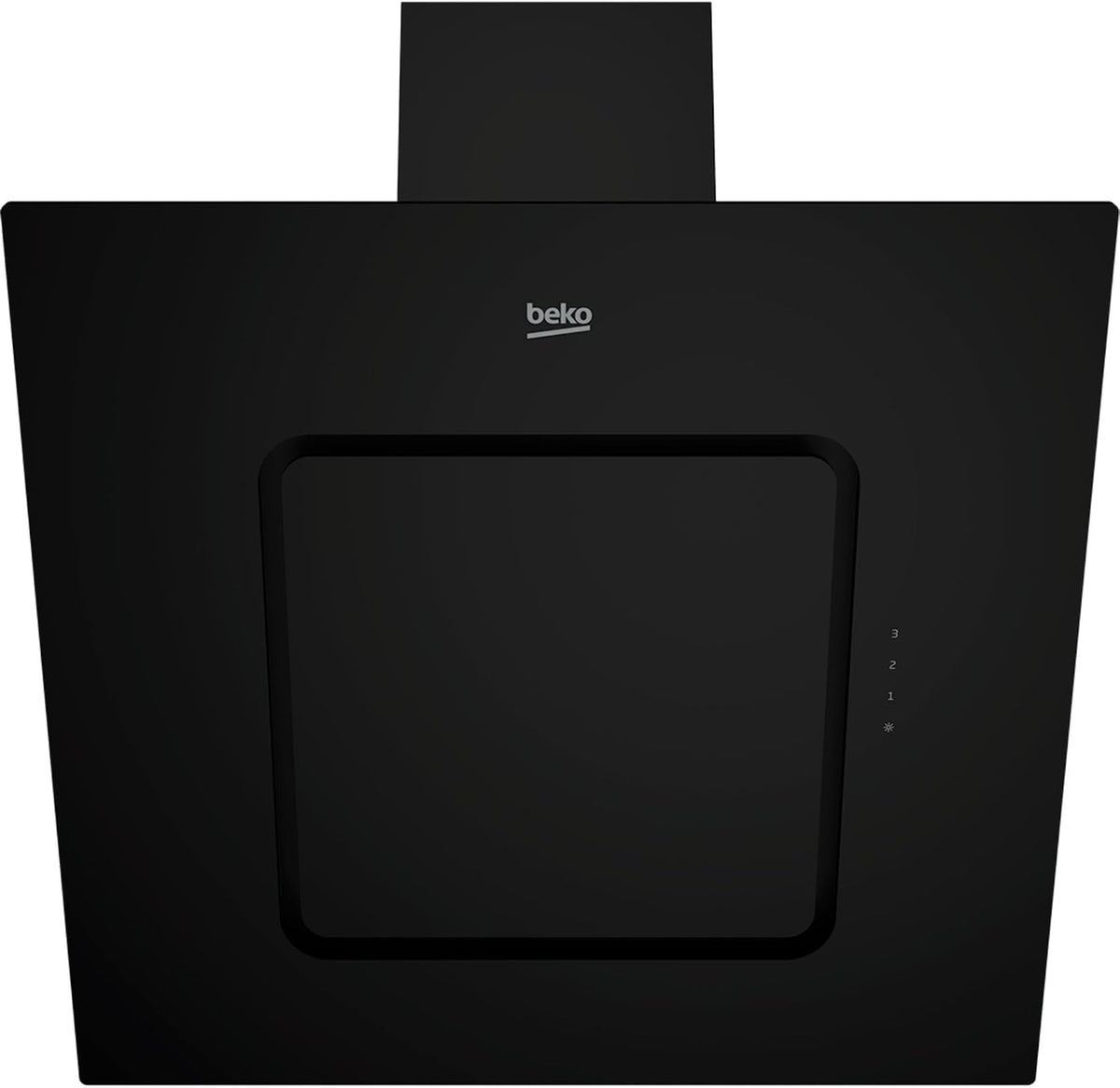 Beko HCA62540B Hotte aspirante, 60 cm, ¨¦clairage LED, largeur 60 cm, Niveau sonore D¨¦cibel mini. / maxi., Hotte decorative murale HCA62540B, 537
