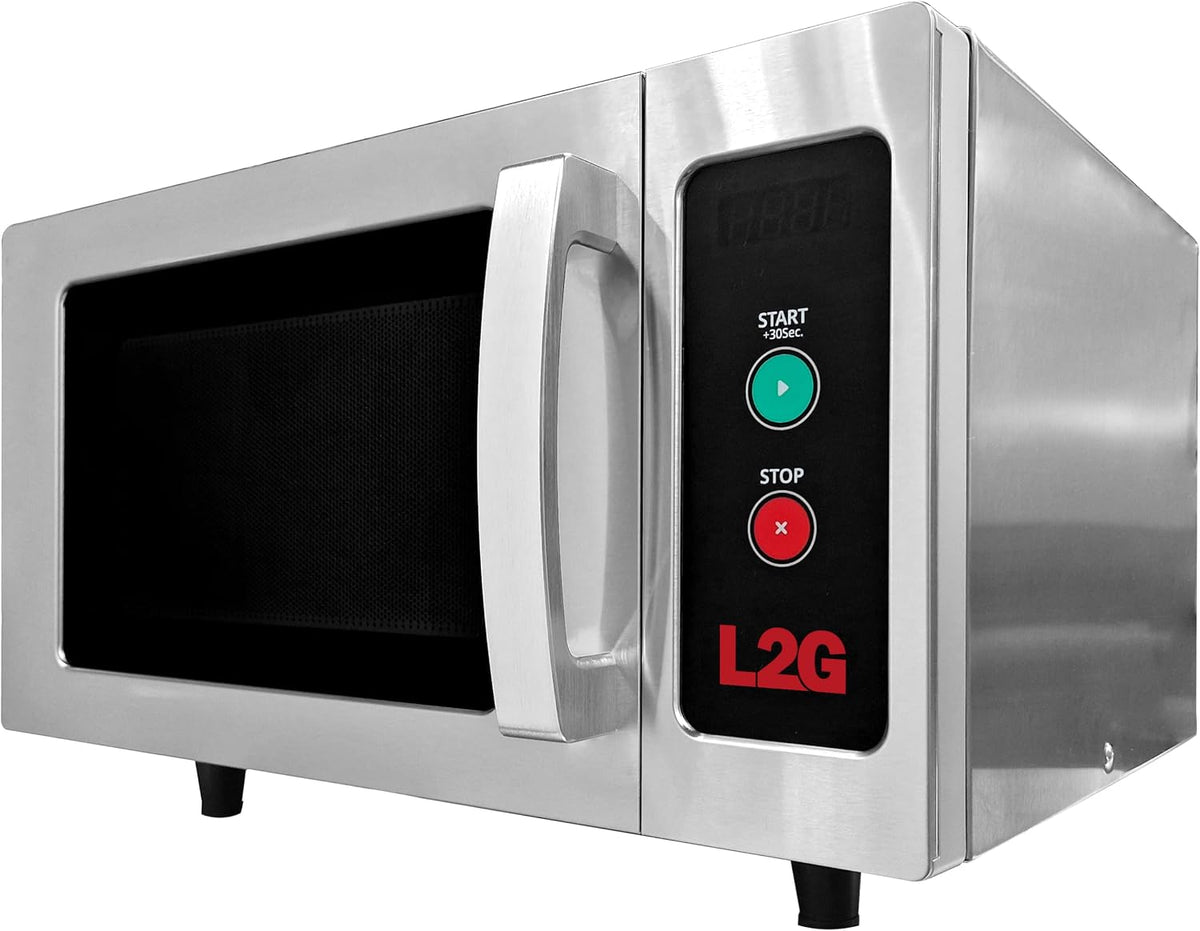 Four micro-ondes, acier inoxydable, 25 Litres, L2G, Minuterie 30 secondes, Sp¨¦cial Self Monotouche