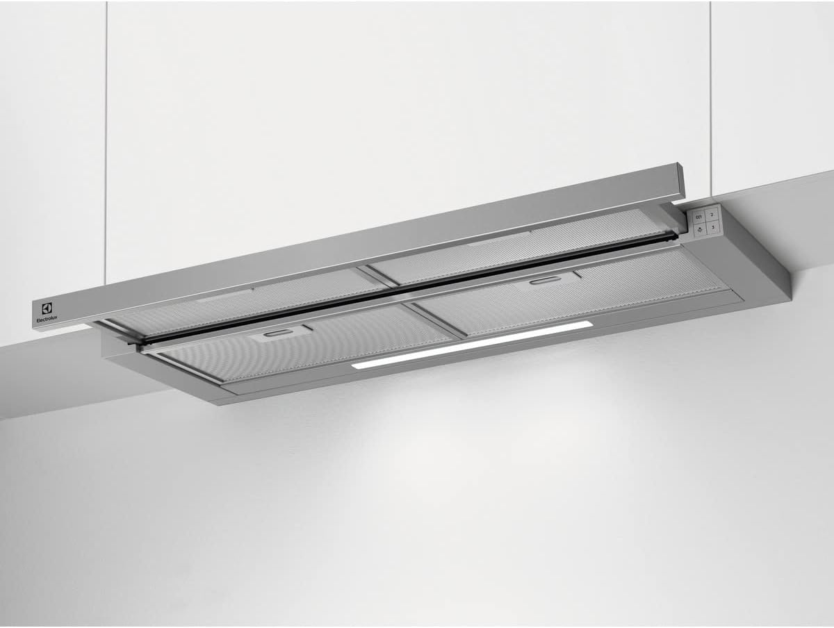 Electrolux LFP419X Hotte aspirante, 90 cm, ¨¦clairage LED, acier inoxydable, 3 vitesses, 300 ¡Á 898 mm, 440 m3/h, lumi¨¨res LED