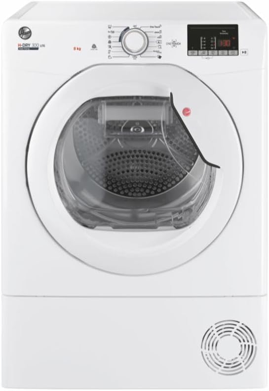 Hoover S¨¨che-linge, 8 kg, 585 mm, 596 mm, 850 mm, H8A2DE-S, pompe ¨¤ chaleur