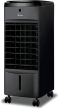 Climatiseur portable Ardes AR5AMR08, t¨¦l¨¦commande, 4 L, 25, 5 ¡Á 29 ¡Á 66, 5 cm, 5 L, 3 Vitesses, capacit¨¦ du r¨¦servoir 4 L, 60W, noir