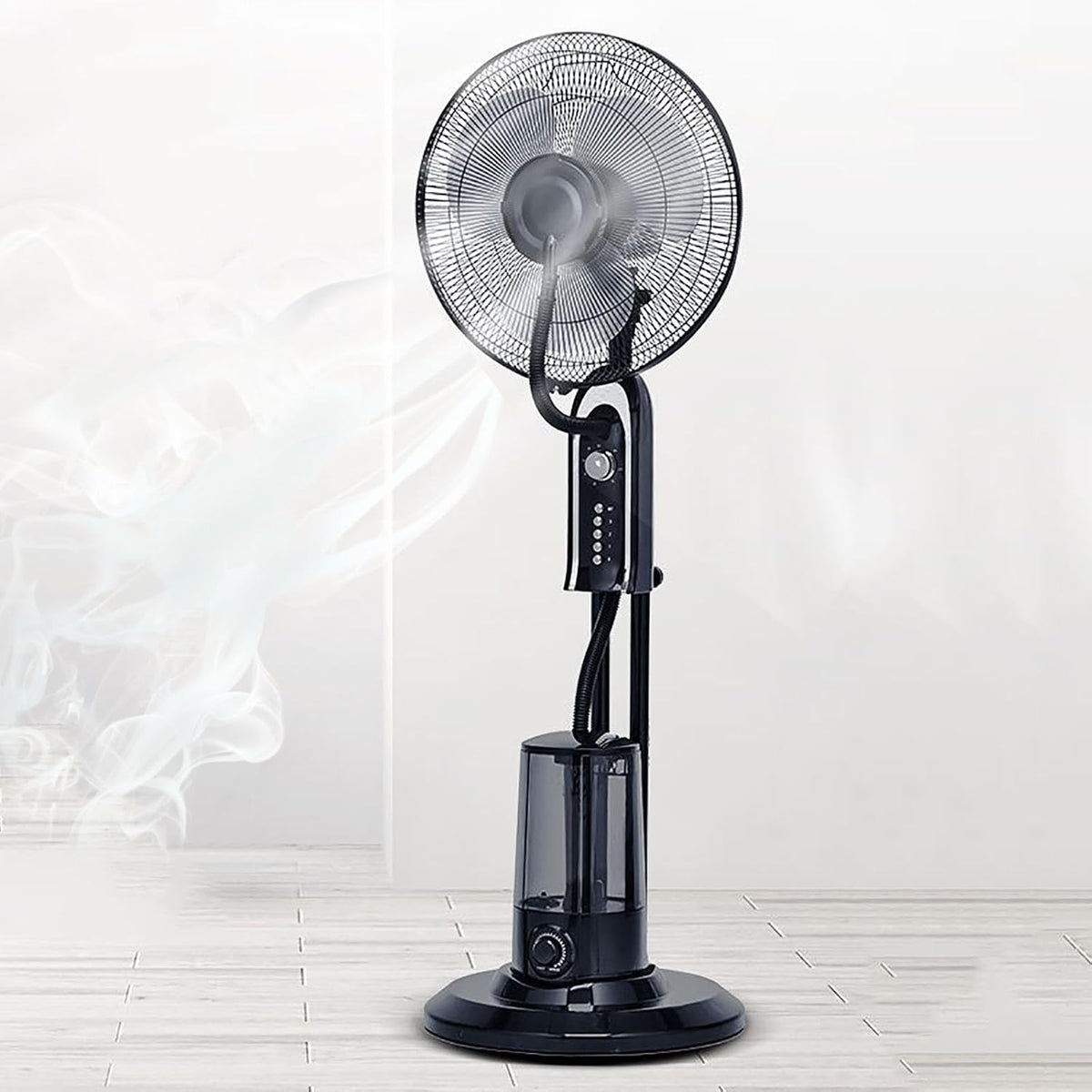 Salle de bain, t¨¦l¨¦commande, 30 dB, KANBUN, 3, 2 L, 3 vitesses, r¨¦glable, Ventilateur de Brume Ventilateur atomisant