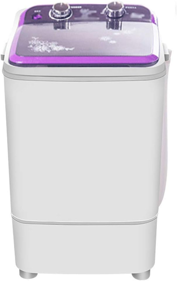 BLLXMX Mini lave-linge, 7 Kg, portable pour Compact Machine ¨¤ Laver, 400 ¡Á 375 ¡Á 630 MM, 220V, 50HZ, 250W, 55CM, 7KG, minuterie