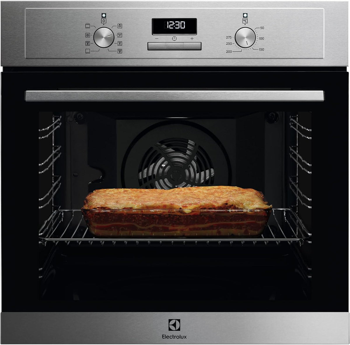 Electrolux Four encastrable, 72 L, ¨¦clairage LED, acier inoxydable, 1 niveau, 72 L de capacit¨¦, cuisson ¨¤ plusieurs niveaux