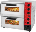 Four ¨¤ pizza, 400 ¡Á 400 mm, crosson, 16 POUCES, 350¡ãC, temp¨¦rature sup¨¦rieure et inf¨¦rieure ind¨¦pendante jusqu'¨¤ 350¡ãC, minuterie
