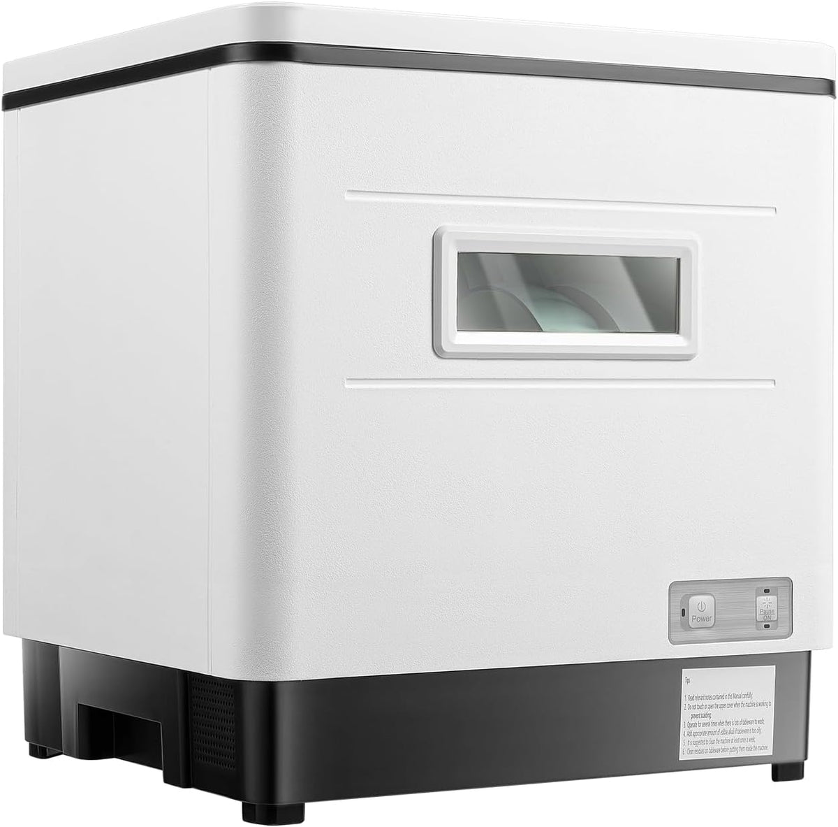 Lave-vaisselle Kanbihao, acier inoxydable, Sans raccordement ¨¤ l'eau, 420 ¡Á 380 ¡Á 460 mm, 220 V, 60 l, 11, 8 pouces, 60L, 1500W