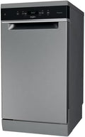 Whirlpool WH6FC11BS7A0X Lave-vaisselle, 45 cm, r¨¦glable, acier inoxydable, 41 dB, 11 couverts, 9 programmes, moteur Inverter, pose libre