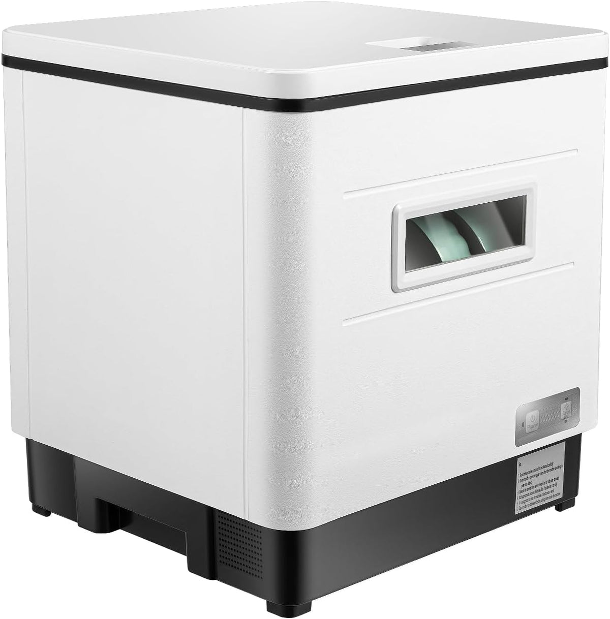 Lave-vaisselle KOLHGNSE, acier inoxydable, 46, 5 ¡Á 45, 2 ¡Á 45, 7 cm, 55 dB, blanc