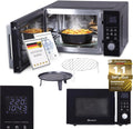 Sommertal Four micro-ondes, acier inoxydable, 52 ¡Á 44 ¡Á 31 cm, 850 W, 1200 W, 2200 W, MW2200, 8 Programmes, 100cm, MW2200 Micro-ondes 4 en 1