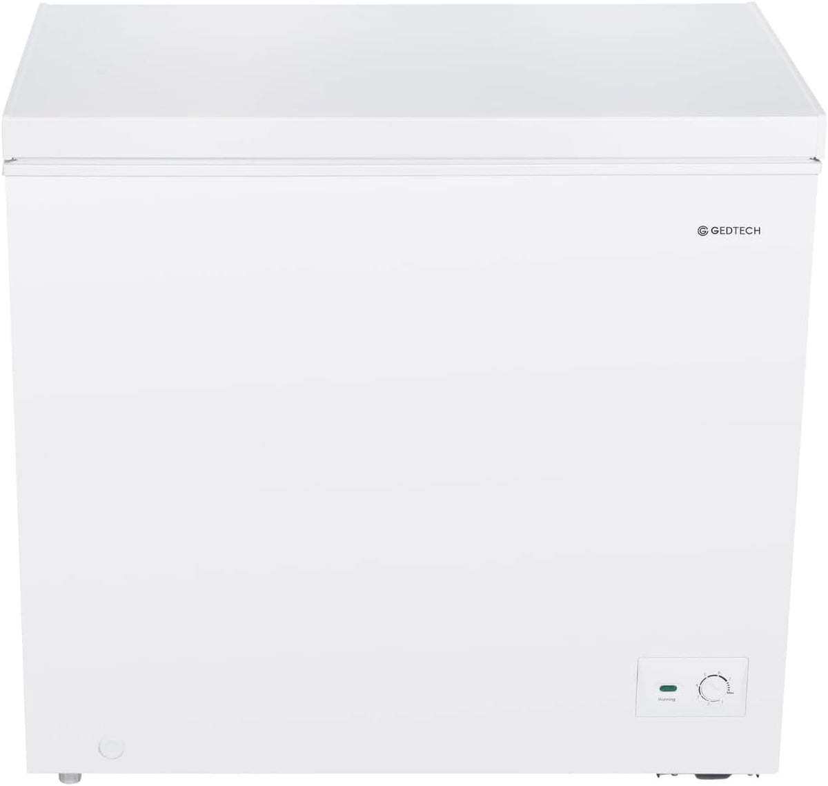 GEDTECH GCO200L Cong¨¦lateur, Blanc, pose libre, Grande capacit¨¦ de stockage, Silencieux, Litres