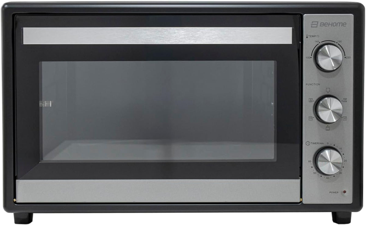Plaque de cuisson, verre, Four d'ext¨¦rieur ventil¨¦, grand four avec r?tisserie, Four ¨¦lectrique 70 litres, BEHOME, temp¨¦rature 230¡ã, 60', avec dou