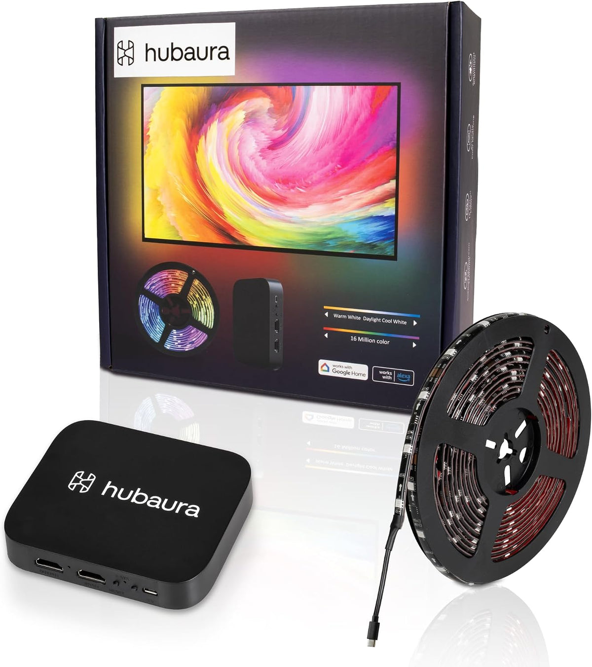 Ruban LED, ¨¦clairage LED, 88 pouces, HUBAURA, 48 pouces, 42-48 pouces, 60Hz, HDR10, Dolby Atmos