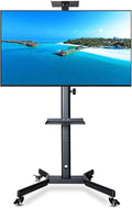 Support TV, avec roulettes pour ¨¦crans LCD LED 32 ¨¤ 52 Pouces, GJZQDKX, 400 ¡Á 400 mm, 35 kg, 1540 mm, 1730 mm, Charge maximale 35 kg, ¨¦clairage LED