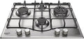 Hotpoint Plaque de cuisson, 240 V, acier inoxydable, -Ariston Plan de cuisson gaz