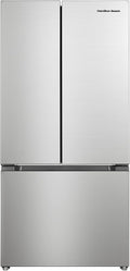 Hamilton Beach HBF1662 R¨¦frig¨¦rateur ¨¤ portes fran?aises 16,6 pi3, cong¨¦lateur bas, inox, ¨¦clairage LED