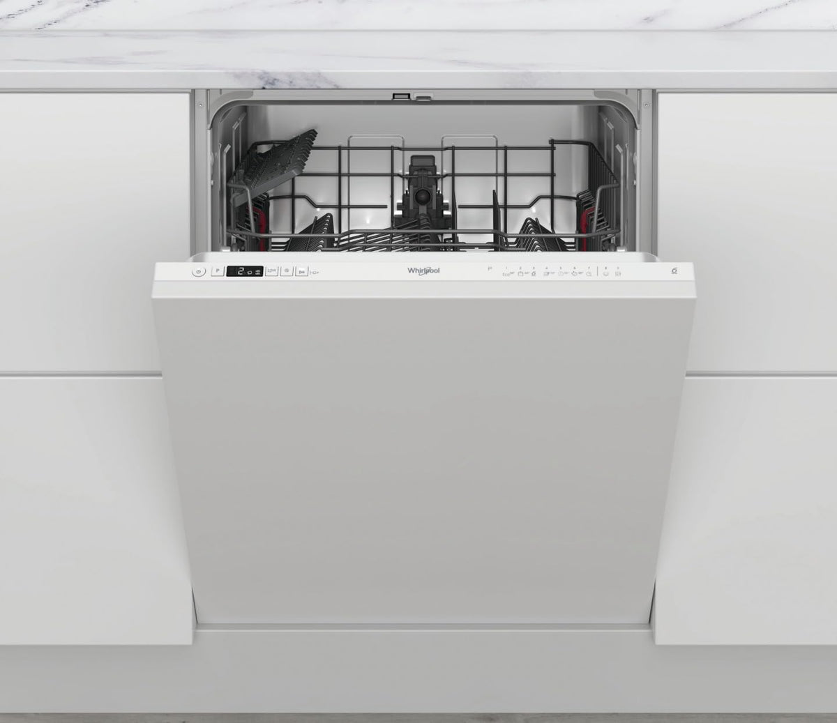 Whirlpool W2IHKD526A Lave-vaisselle, 59.8 ¡Á 82 ¡Á 55.5 cm, r¨¦glable, 46 dB, 60cm, 46db, 14 Couverts, 9 programmes, encastrable