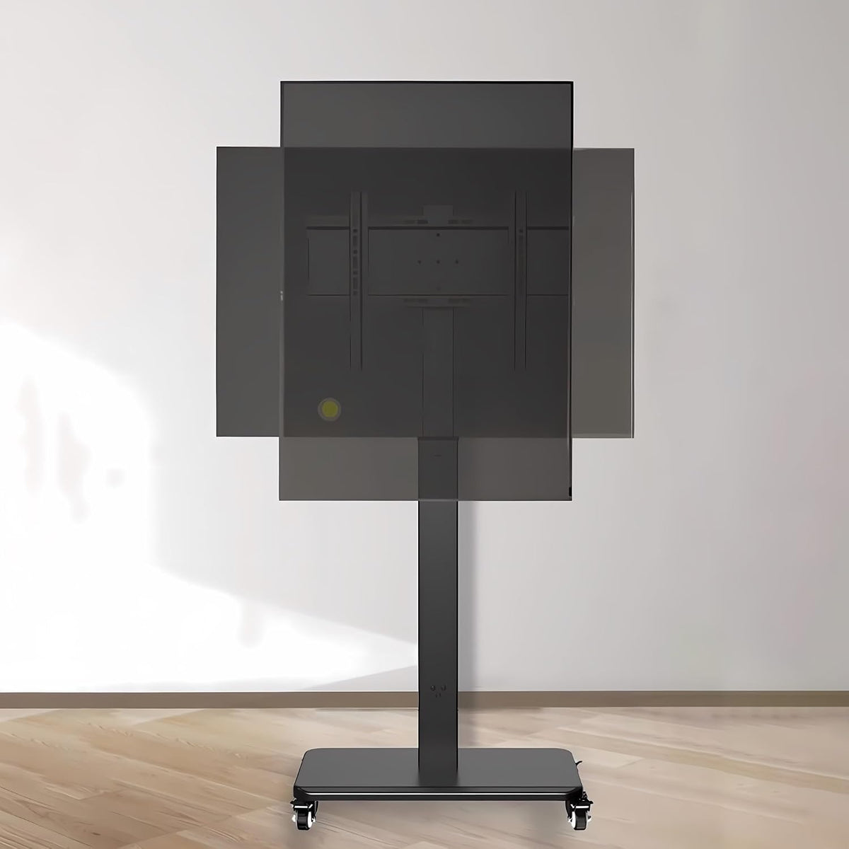 Support TV mobile, Support TV portable Au Sol Pour ¨¦cran Plat LED 32-75 Pouces, 80Kg, 100 ¡Á 100mm, 600 ¡Á 400mm, 400 ¡Á 400mm, 1263mm, 1572mm, 110V