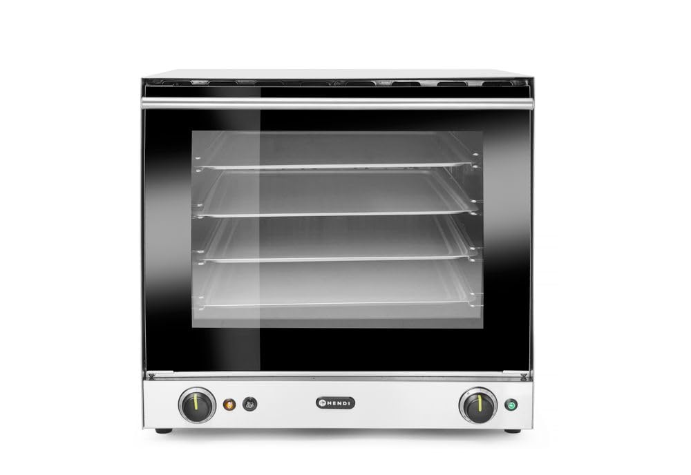 Four, 70 mm, r¨¦glable, incl. 4 Plaques en Aluminium, HENDI, 2670W, 300¡ãC, 230V, 570mm, 437 ¡Á 314mm, 50 ¡ãC, 2 Ventilateurs, 50¨C300¡ãC, Inox
