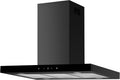 Respekta CH44199GISS-20 Hotte aspirante, 90 cm, ¨¦clairage LED, verre, 9 niveaux, 114 ¡Á 89, 5 ¡Á 60 cm, 62, 1 dB, commande tactile