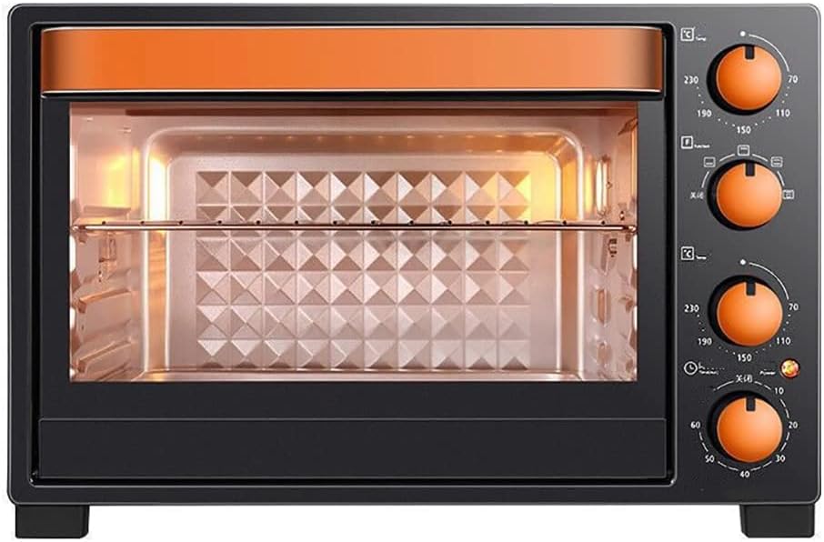 MXXHFC Mini four, adapt¨¦ pour Griller, 502 ¡Á 380 ¡Á 325 mm, Gril avec ustensiles de Cuisson, 32L, 1500W, 220V, 5Hz, commande tactile