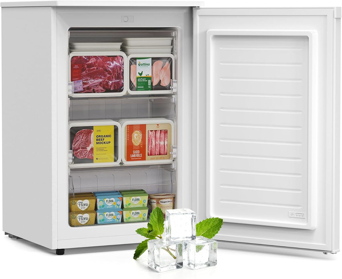 Cong¨¦lateur Upstreman UF98, r¨¦glable, 84, 7 ¡Á 55, 6 cm, 54, 6 cm, 84, 7 cm, 39 dB, 98L, 18¡ãC, -18¡ãC Cong¨¦lation 4 ¨¦toiles, Blanc