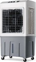 JS Space Climatiseur, 3 vitesses, t¨¦l¨¦commande, pour Bureau, Rafra?chisseur d'Air portable Industriel avec Oscillation 120¡ã