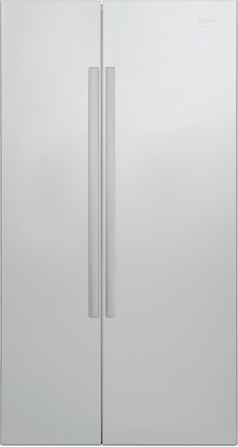 Cong¨¦lateur Beko, acier inoxydable, No Frost, 182 cm, 368 L, 190 L, 353 L, 43 dB, 150 W, 635 L, 910 mm, 1820 mm, 720 mm, 0 ¡ãC, 4 ¨¦tag¨¨res, 2 portes