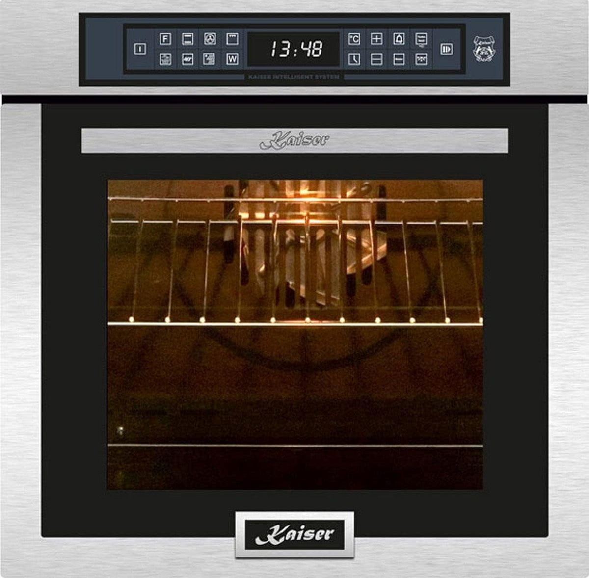 Kaiser Olan Four encastrable, 69 L, avec grill, acier inoxydable, 79L, 60cm, 15 fonctions, 79L 15 fct. grill Friteuse commande enti¨¨rement tactile