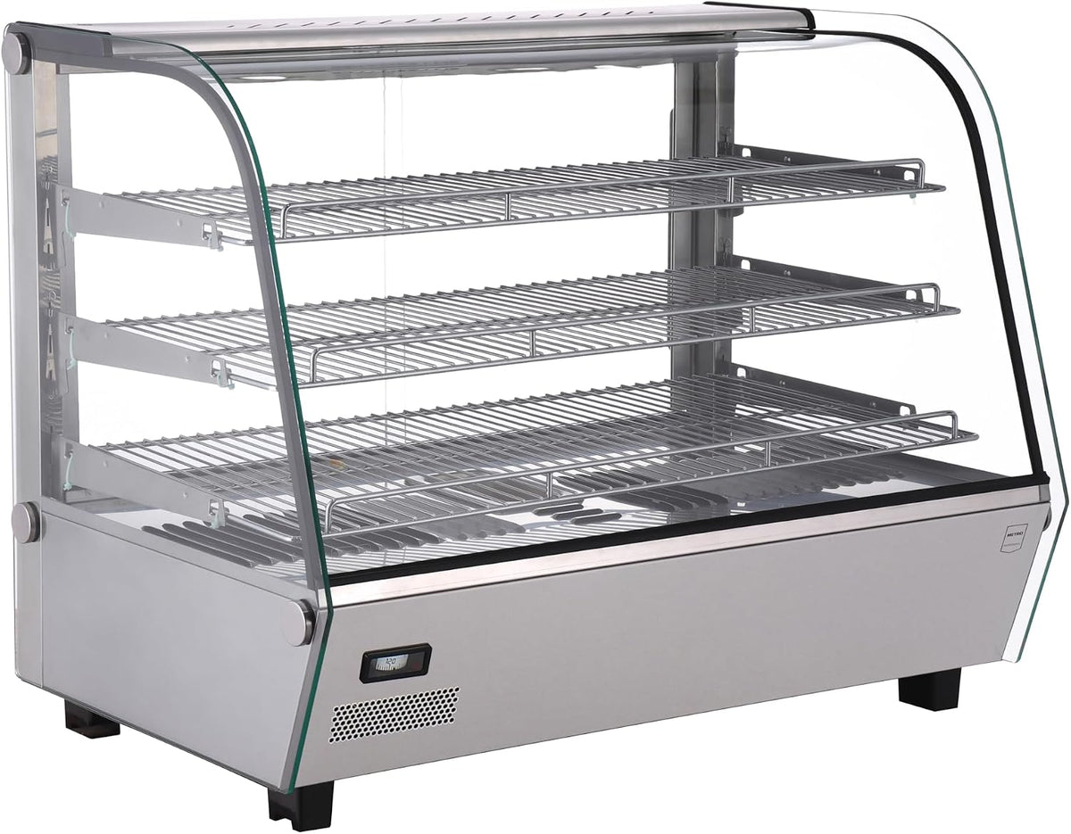 Armoire METRO Professional GHV1130, acier inoxydable, 130 L, ¨¦clairage LED, 1500 W, 68, 6 ¡Á 85, 6 ¡Á 56, 8 cm, 90¡ãC, 3 ¨¦tag¨¨res, 30 ¡ãC, r¨¦glable