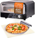 Four ¨¤ pizza, acier inoxydable, r¨¦glable, 1700 W, Avilia, 400 ¡ãC, 6 programmes, y compris pelle ¨¤ pizza en acier inoxydable